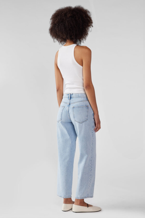 Kelly Mid-rise Cropped Straight Leg - Spring Indigo - Image 2