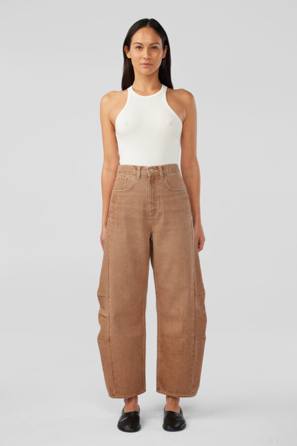 Walker Mid-Rise Constructed Jean - Coco Brown