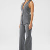 Monica Tailored Denim Vest - Tempesta Grey - Image 3
