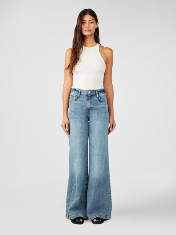 Fonda High Rise Wide Leg - Prime Indigo - Image 5