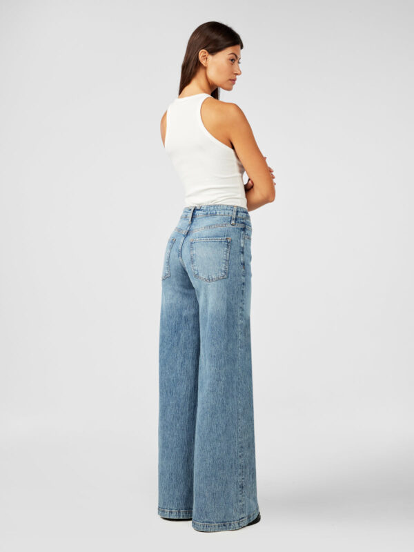 Fonda High Rise Wide Leg - Prime Indigo - Image 7