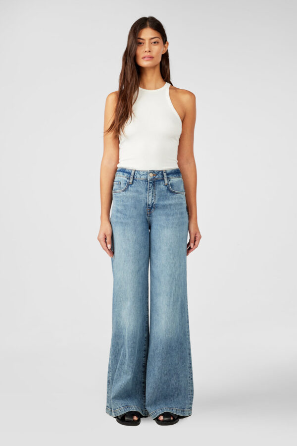 Fonda High Rise Wide Leg - Prime Indigo - Image 9