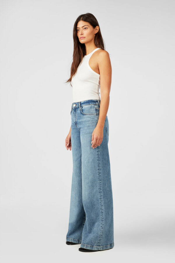 Fonda High Rise Wide Leg - Prime Indigo - Image 10